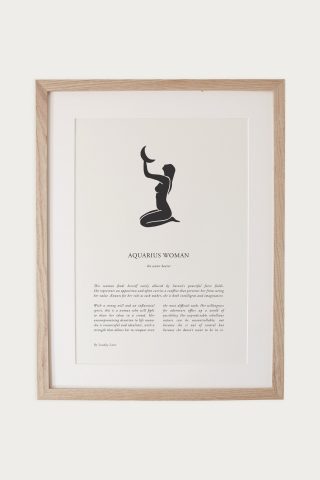 Woman Zodiac Print