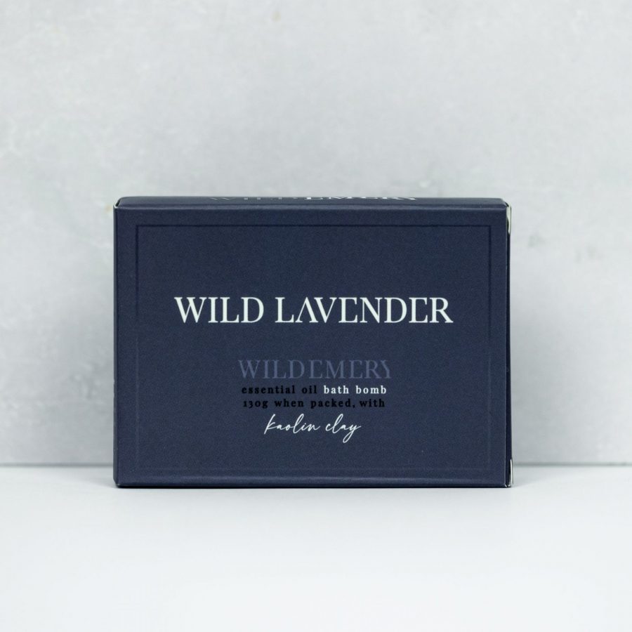 Wild Emery bath bomb block Wild lavender