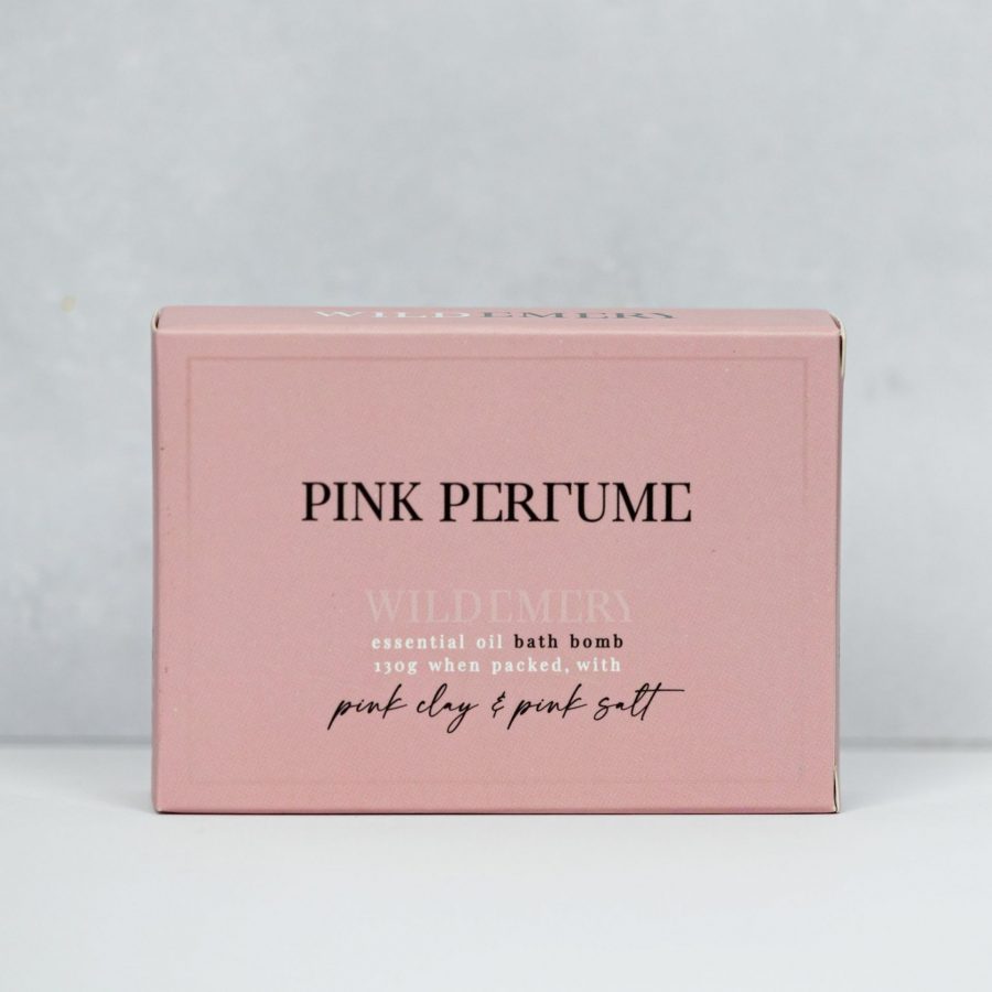 Wild Emery bath bomb block Pink perfume
