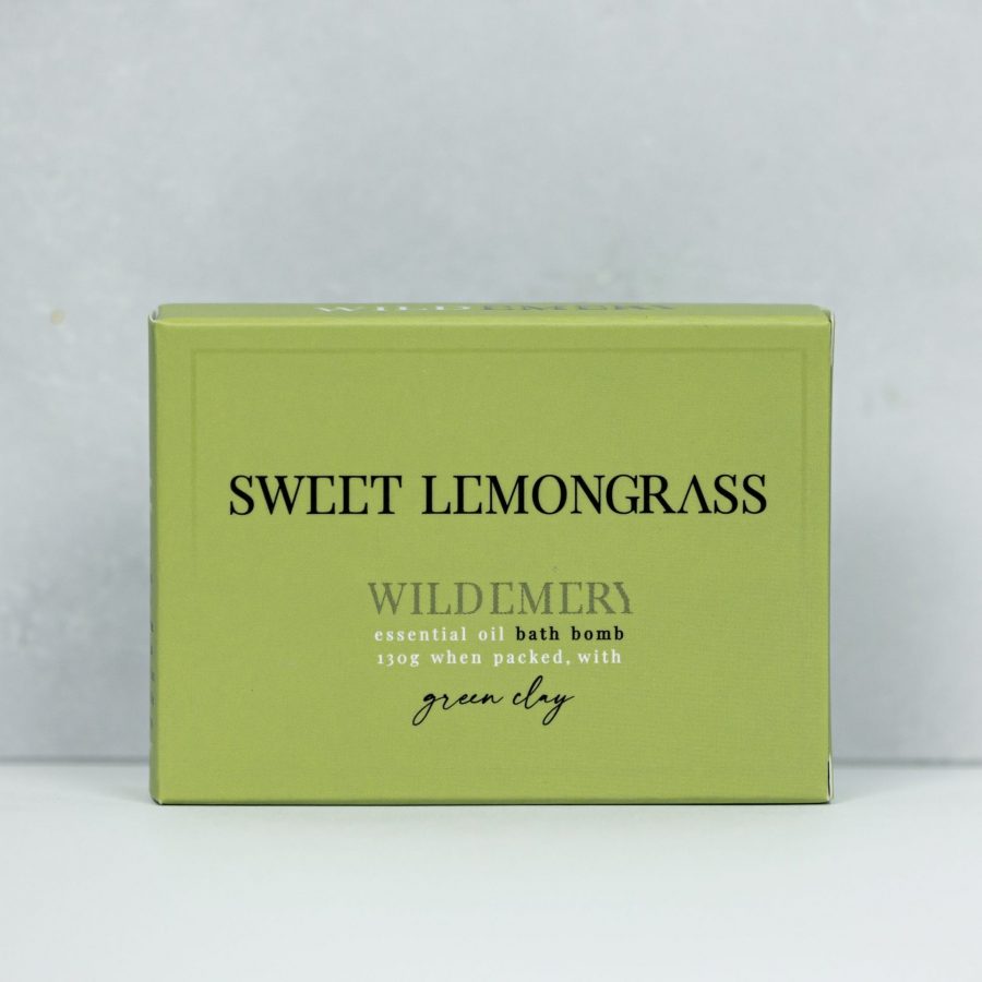 Wild Emery bath bomb block Sweet lemongrass
