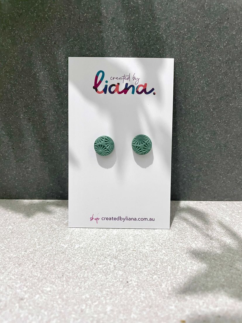 Liana care earrings Green