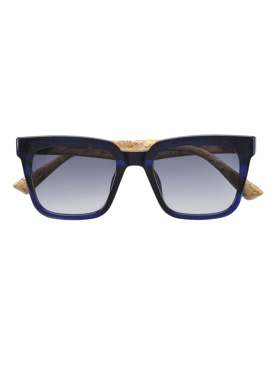 Sticks and sparrow corker inky blue sunglasses