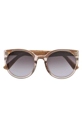 Sticks and sparrow clover crystal champagne sunglasses