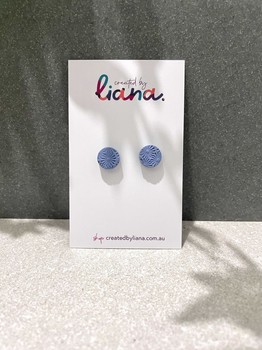 care earrings by liana blue