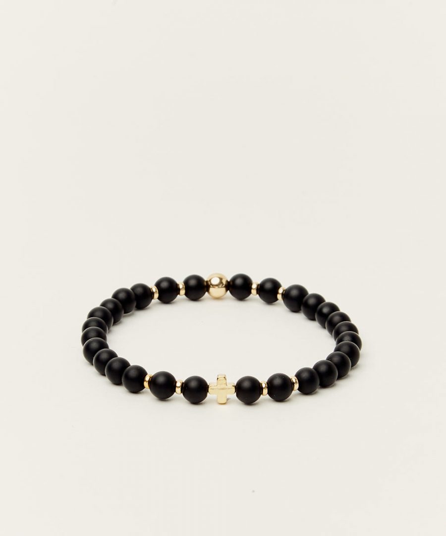 spiritus stones scared strength bracelet with onyx