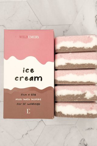 wild emery ice cream bath bombs