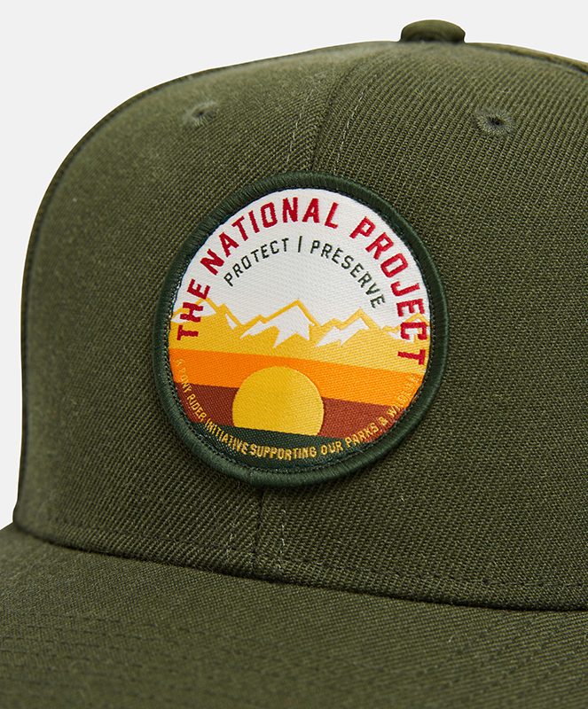 pony rider national project cap green
