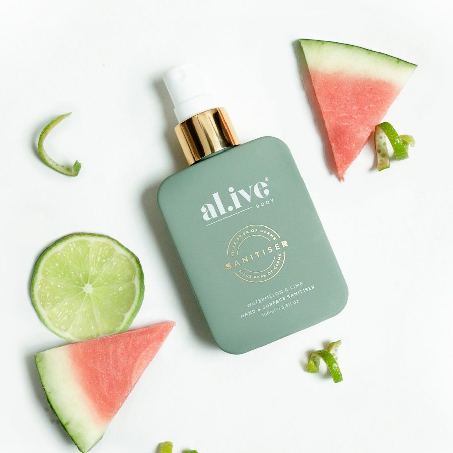al.ive watermelon and lime hand sanitiser