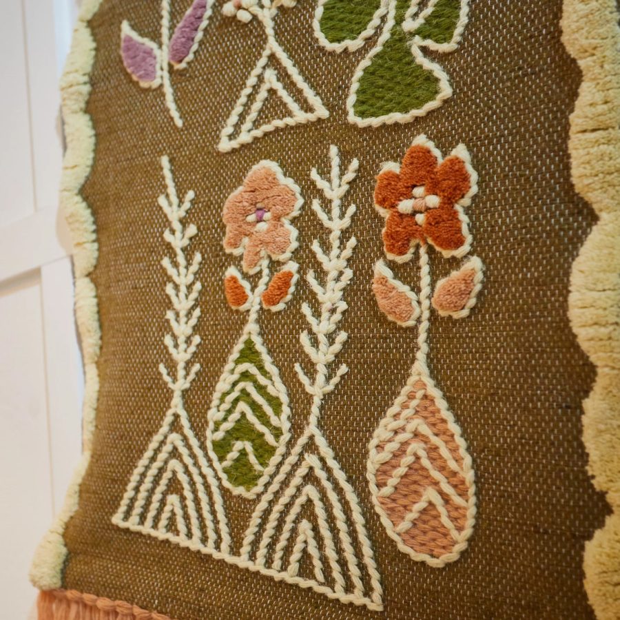 sage x clare southall woven wall hanging detail