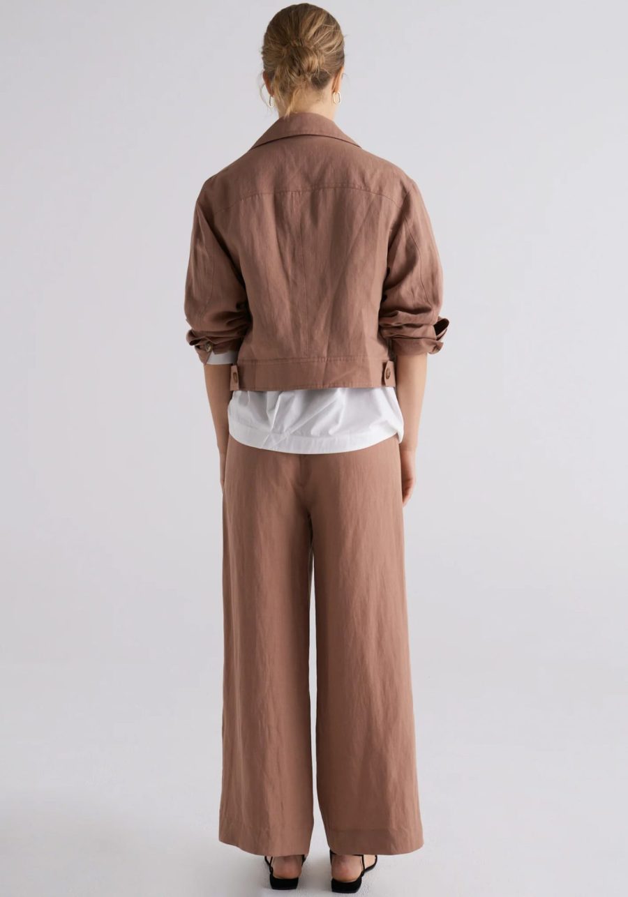 pol riley pant in taupe